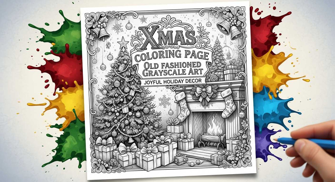 xmas coloring pages printable