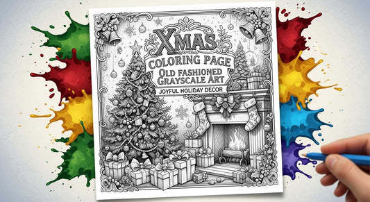 xmas coloring pages printable