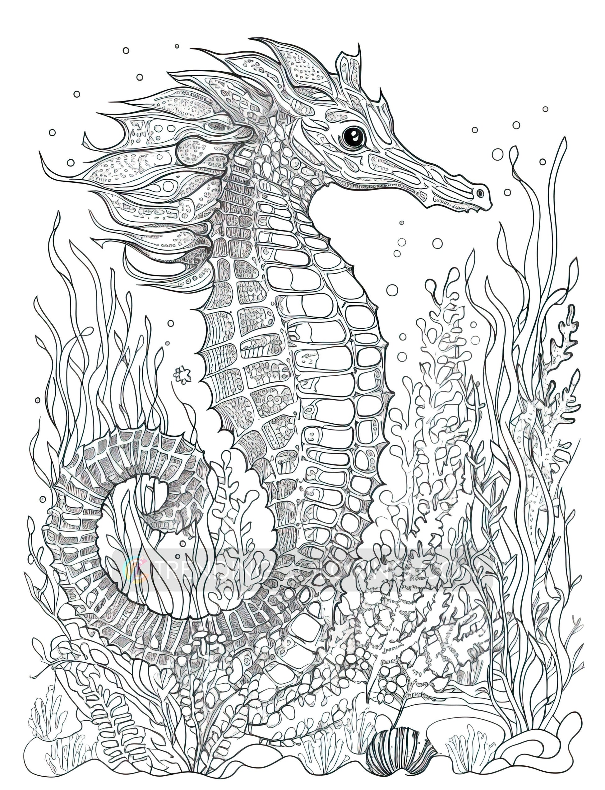 101 Amazing Animal Coloring Pages - Instant Download - Printable – preview 11