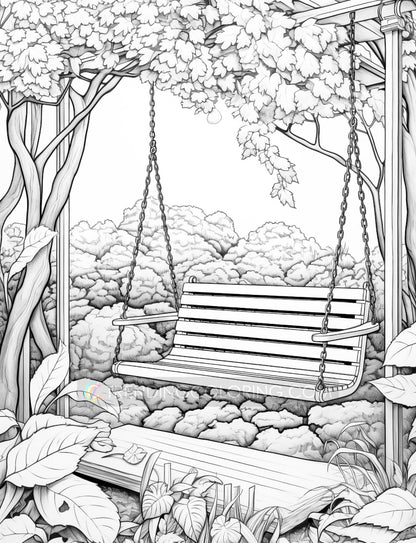 101 Autumn Theme Special Collection Grayscale Coloring Pages - Instant Download - Printable – preview 4