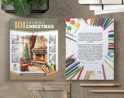 101 Claming Christmas Coloring Book - 8.5x11 inch Paperpack – preview 2