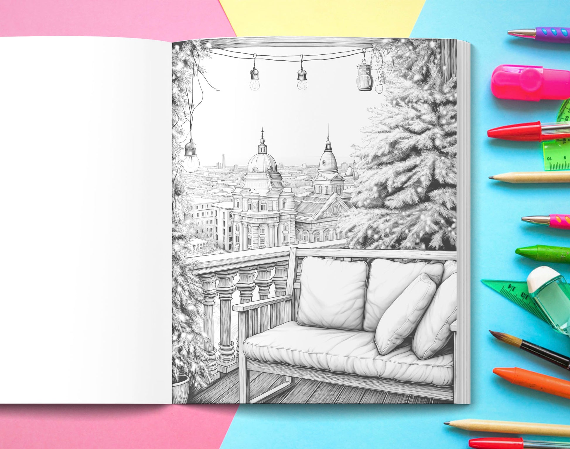 101 Claming Christmas Coloring Book - 8.5x11 inch Paperpack – preview 5