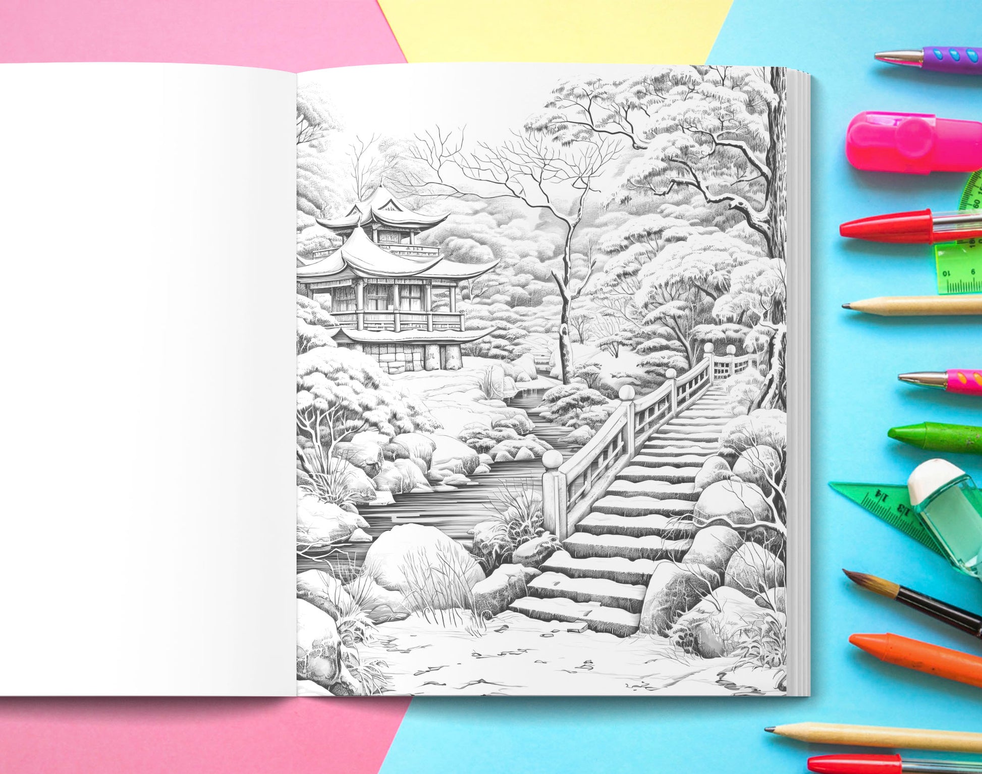 101 Claming Christmas Coloring Book - 8.5x11 inch Paperpack – preview 6