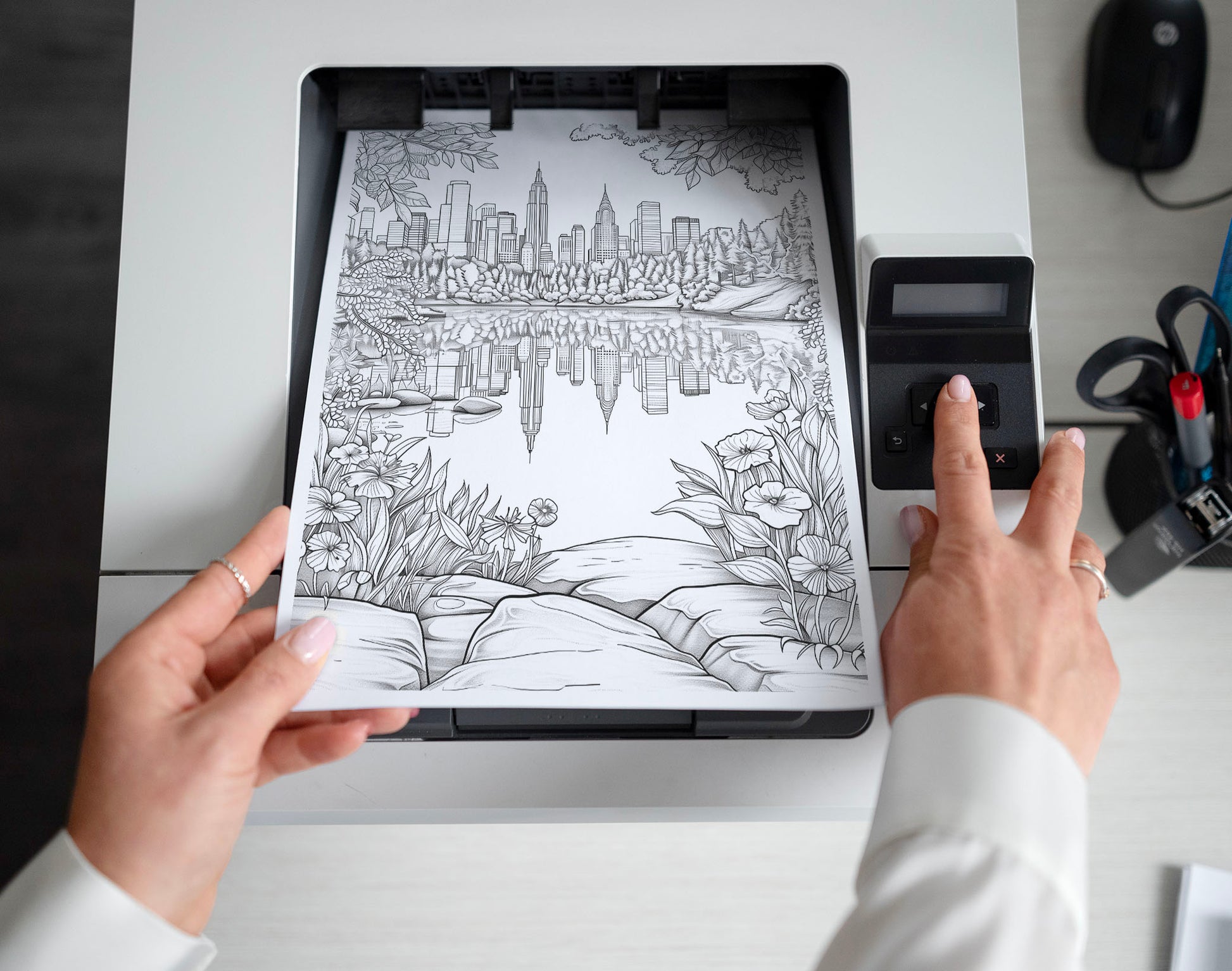 101 Urban Safari Coloring Pages - Instant Download - Printable – preview 2