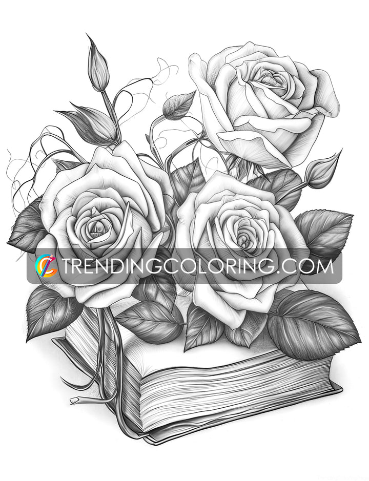 open book coloring page