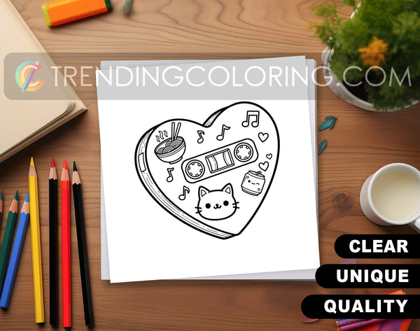 30 Cute K-Pop Cute and Simple Coloring Pages - PDF Download