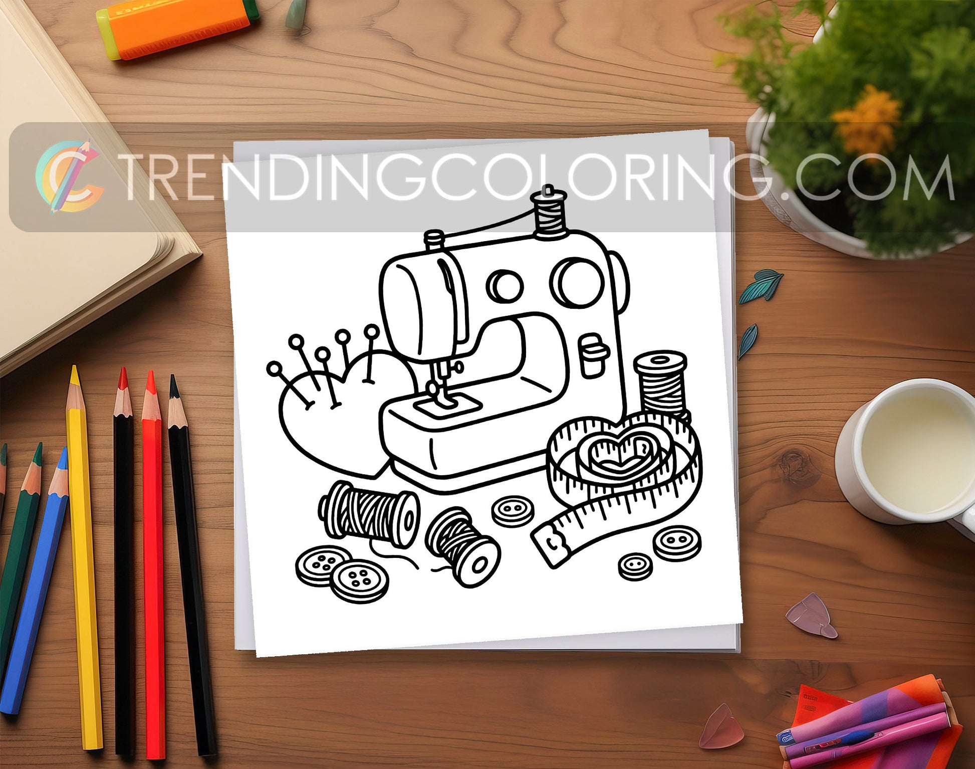 33 Cozy Girl Love Era 1 Cute and Simple Coloring Pages - PDF Download – preview 3