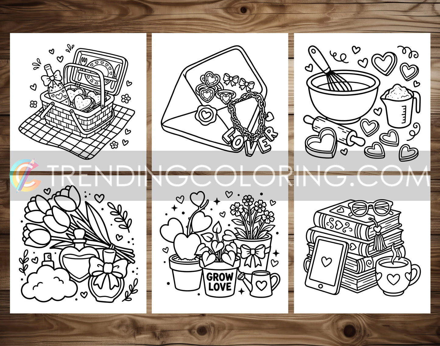 33 Cozy Girl Love Era 1 Cute and Simple Coloring Pages - PDF Download – preview 8