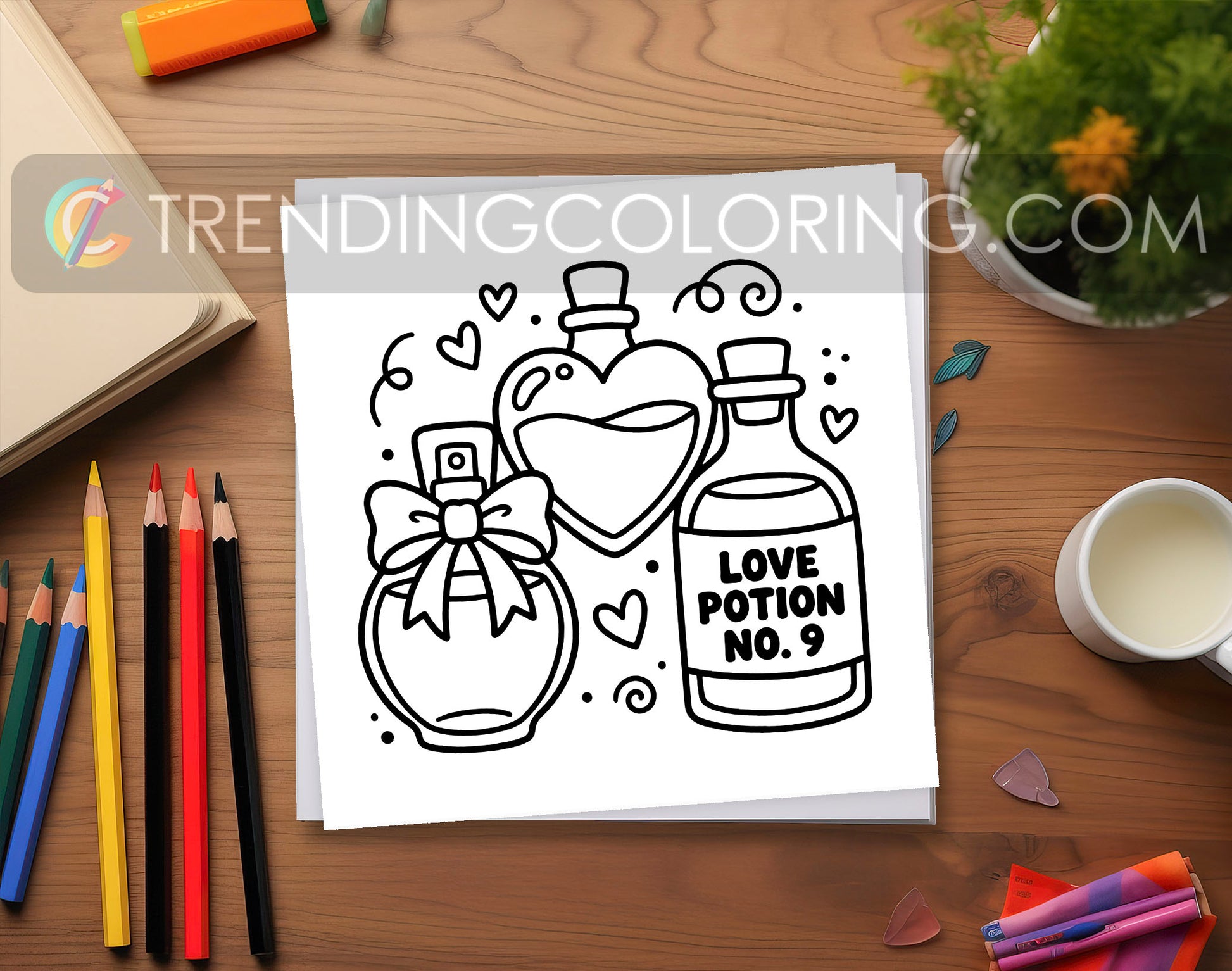 33 Cozy Girl Love Era 2 Cute and Simple Coloring Pages - PDF Download – preview 6