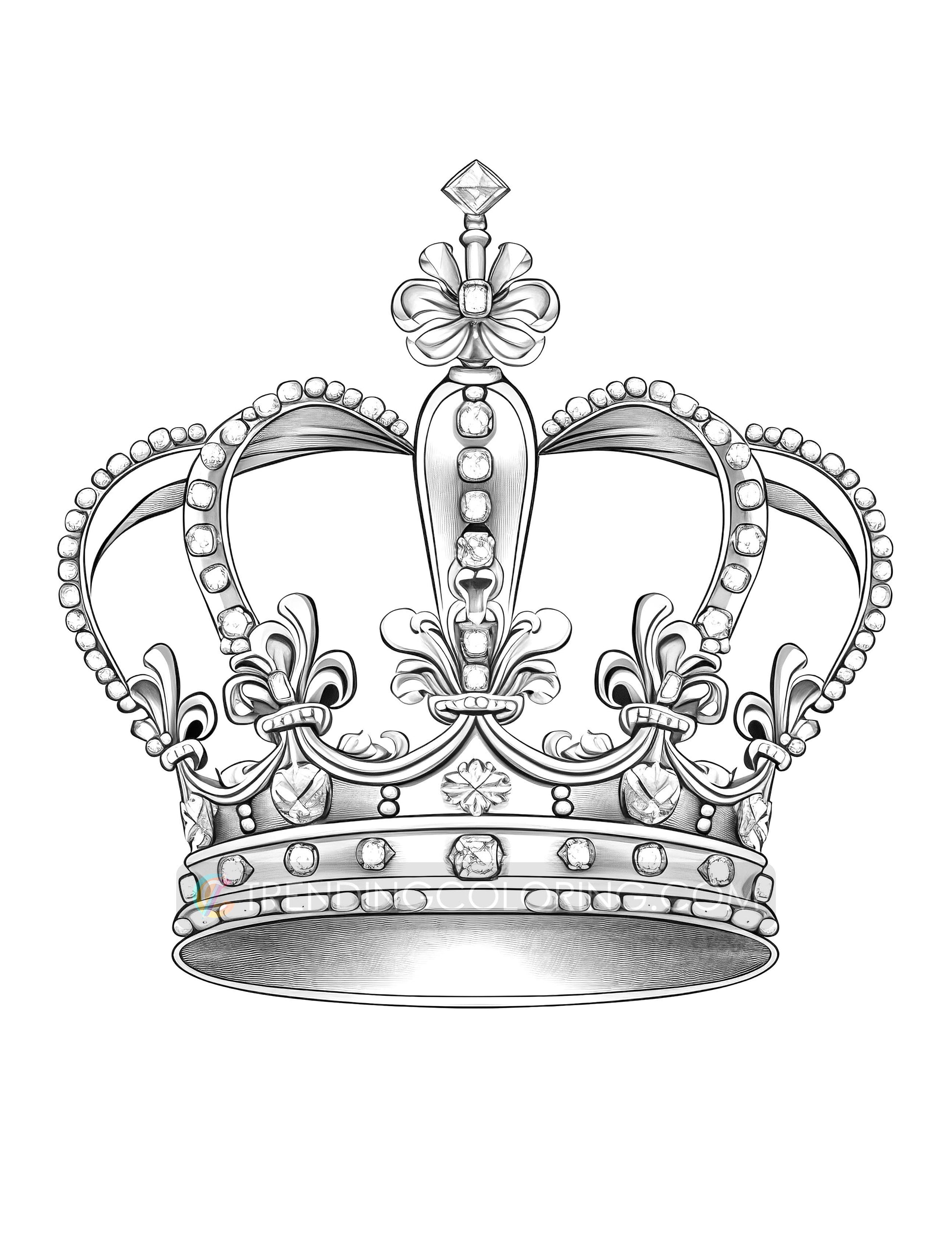 50 Jewelry Collection Coloring Pages - Instant Download - Printable PDF – preview 6