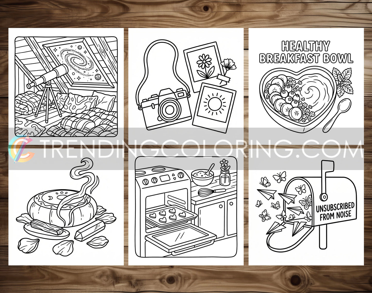 53 Self-Love Cute and Simple Coloring Pages - PDF Download – preview 8