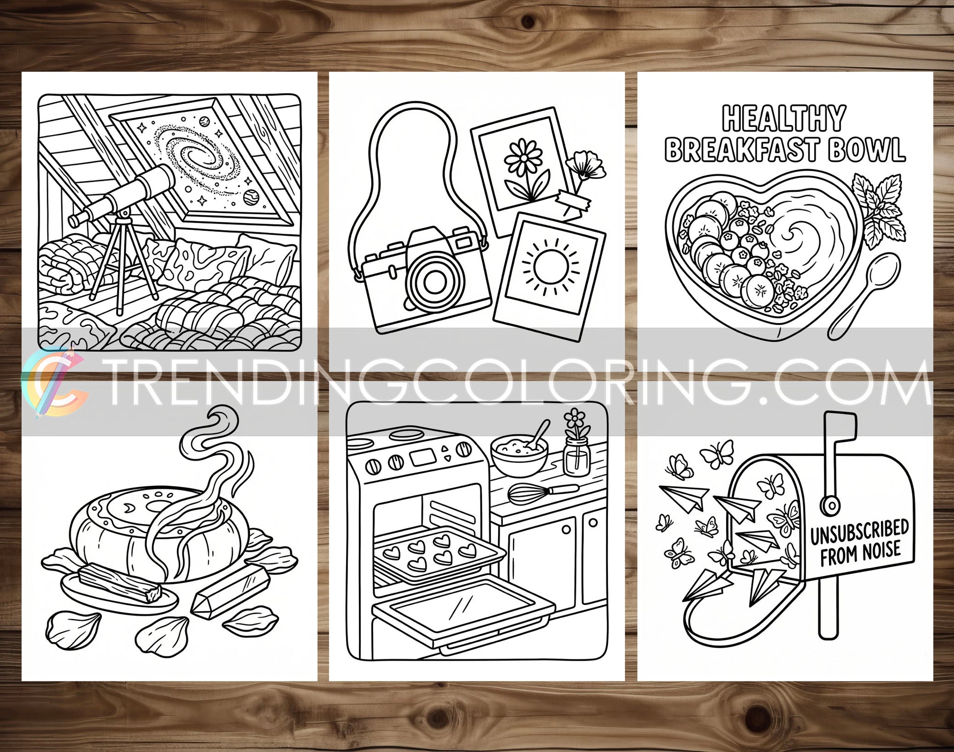 53 Self-Love Cute and Simple Coloring Pages - PDF Download – preview 8