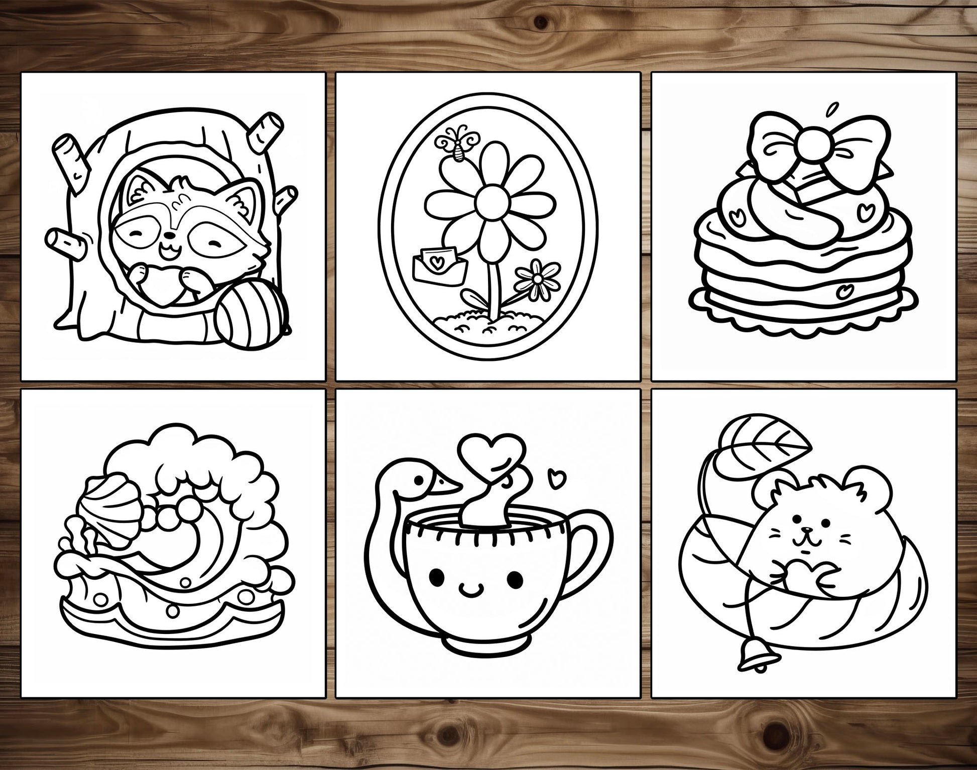 75 Relaxation Therapy Mindfulness Inspired Bold & Easy Coloring Pages - PDF Download – preview 10