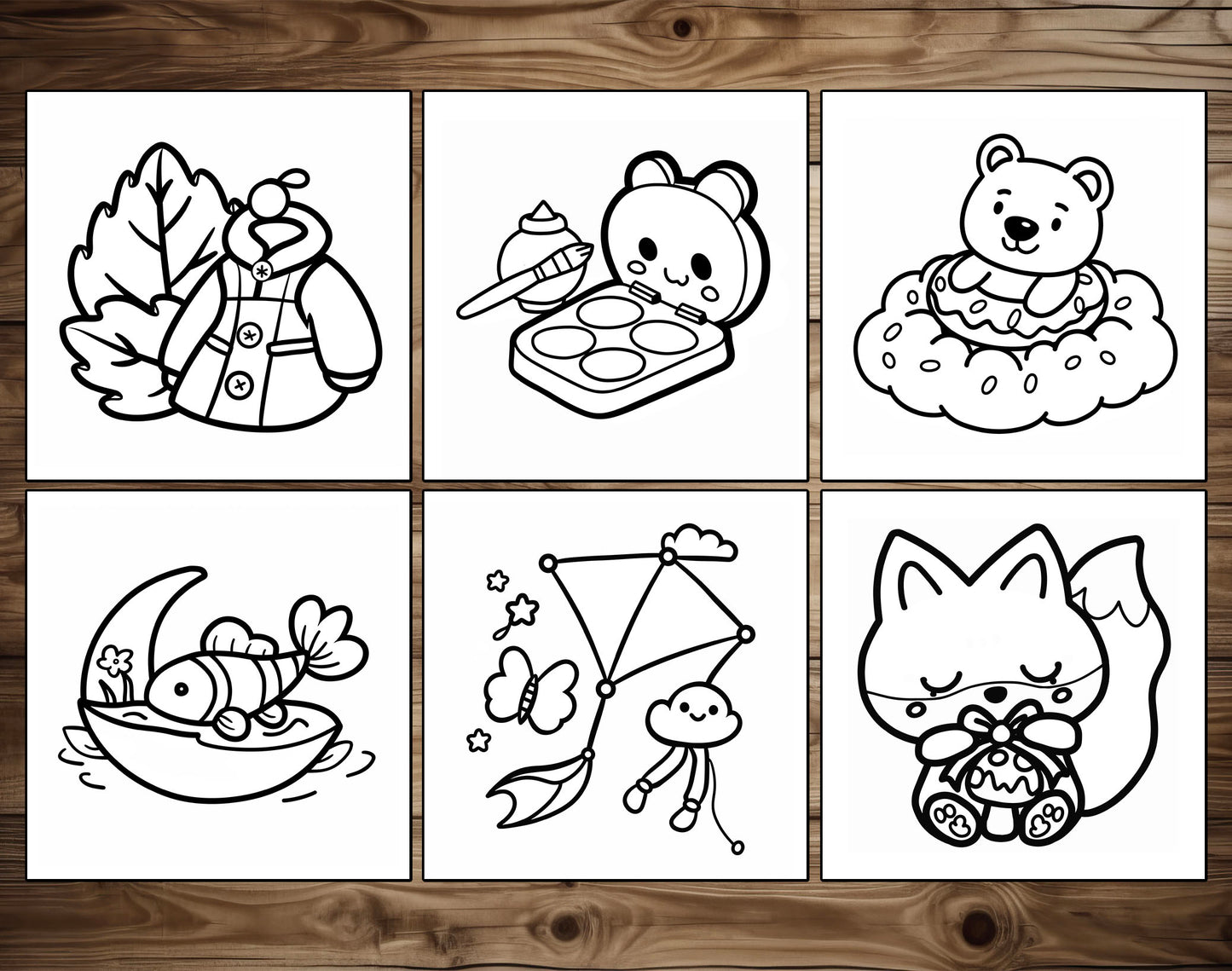 75 Relaxation Therapy Mindfulness Inspired Bold & Easy Coloring Pages - PDF Download – preview 6
