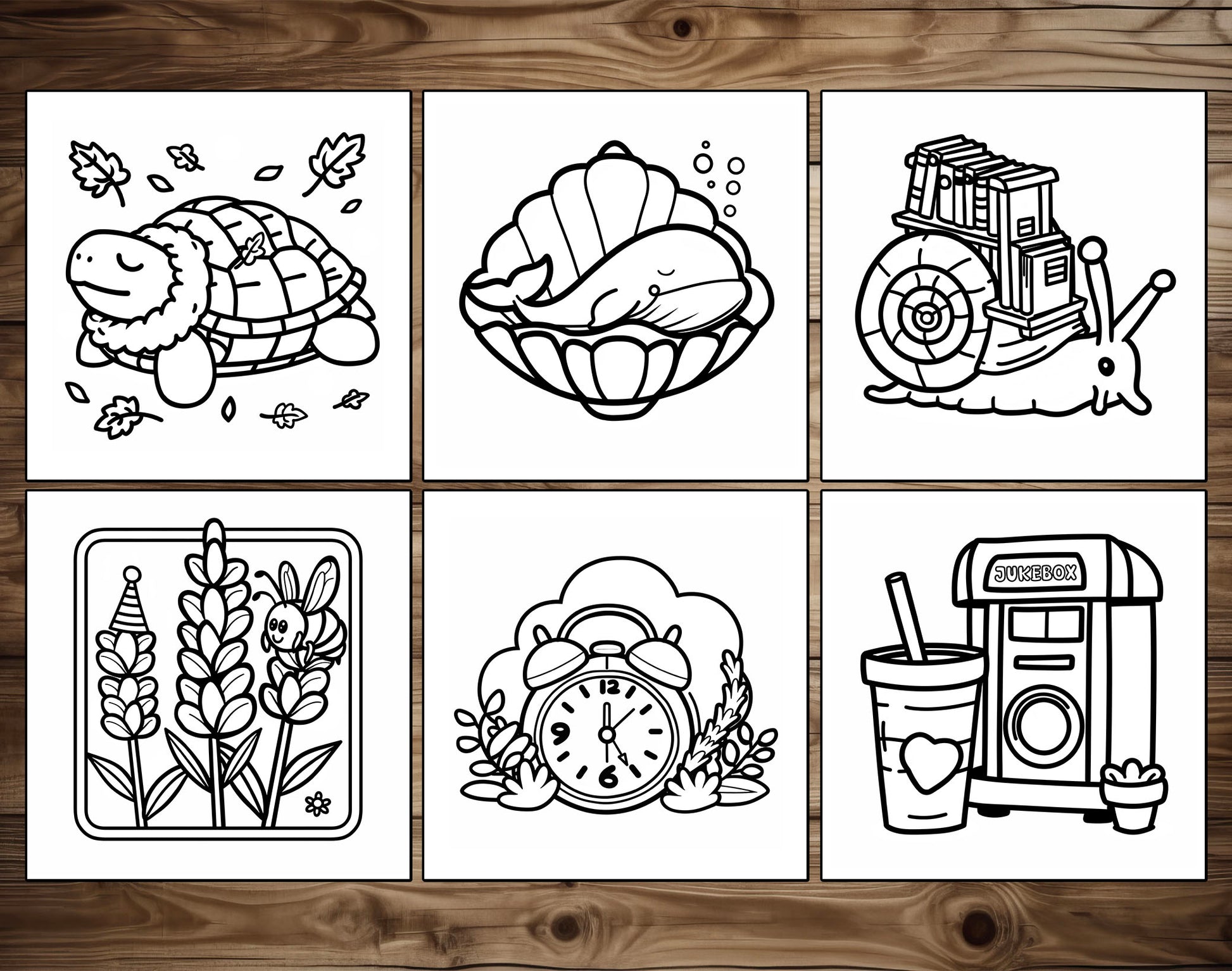 75 Relaxation Therapy Mindfulness Inspired Bold & Easy Coloring Pages - PDF Download – preview 8