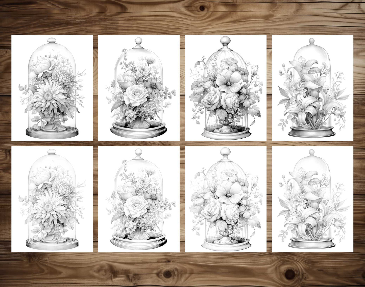 25 adorables bébés anges à colorier en niveaux de gris - Téléchargement immédiat - PDF imprimable