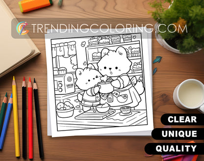 55 Mom Moments Cute and Simple Coloring Pages for Adults | Printable PDF | Instant Download