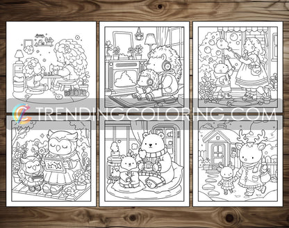 55 Mom Moments Cute and Simple Coloring Pages for Adults | Printable PDF | Instant Download