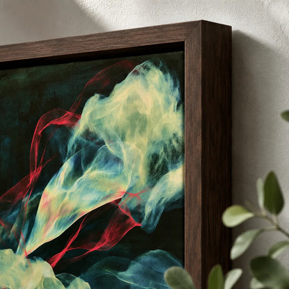 Abstract Smoke Ribbons Wall Art Decor - Wall Art Decor - packaging
