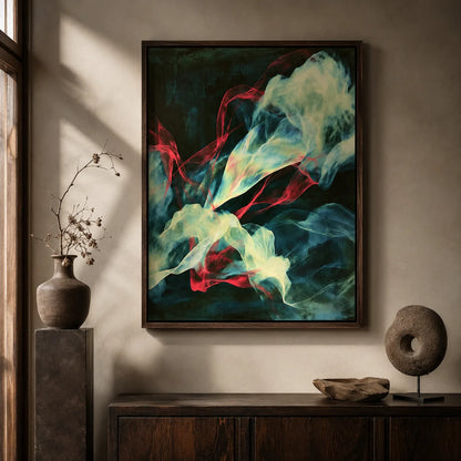Abstract Smoke Ribbons Wall Art Decor - Wall Art Decor - view 11