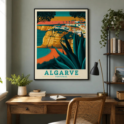 Algarve Portugal Travel Wall Art Decor - Wall Art Decor - alternate angle