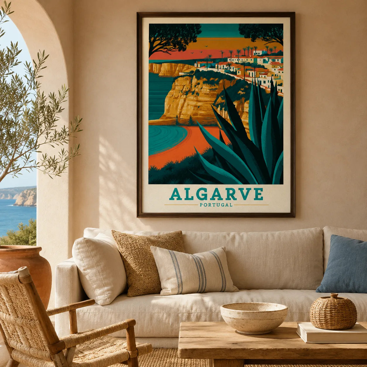 Algarve Portugal Travel Wall Art Decor - Wall Art Decor - detail