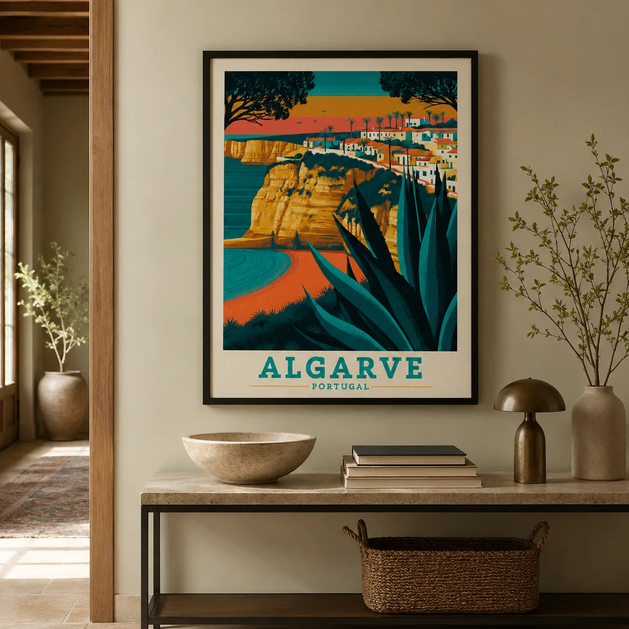 Algarve Portugal Travel Wall Art Decor - Wall Art Decor - styled