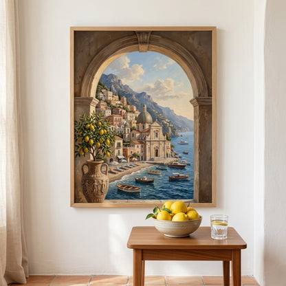 Amalfi Arch and Lemon Tree Wall Art Decor preview 6