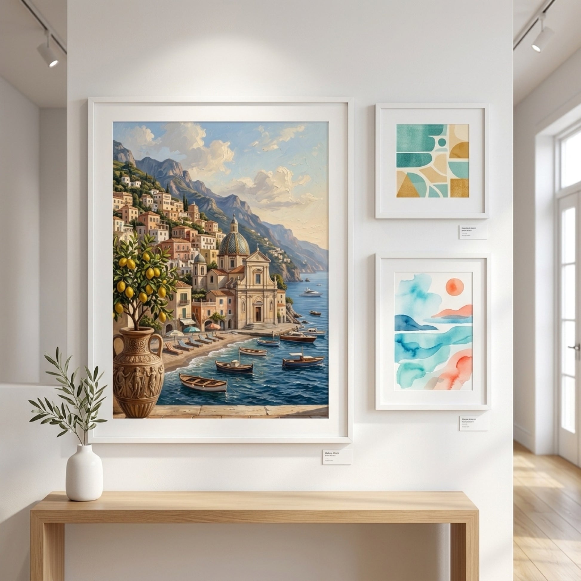 Amalfi Arch and Lemon Tree Wall Art Decor preview 7