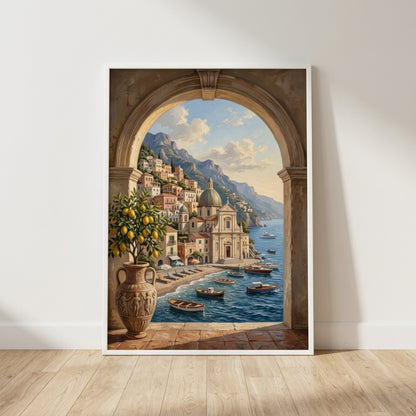 Amalfi Arch and Lemon Tree Wall Art Decor preview 8