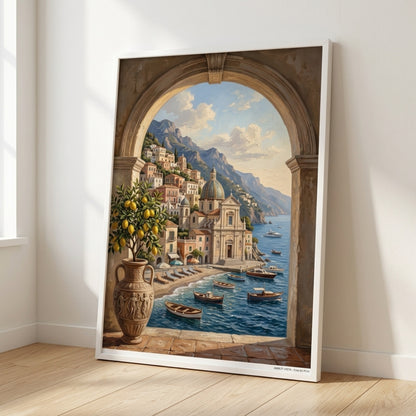 Amalfi Arch and Lemon Tree Wall Art Decor preview 9
