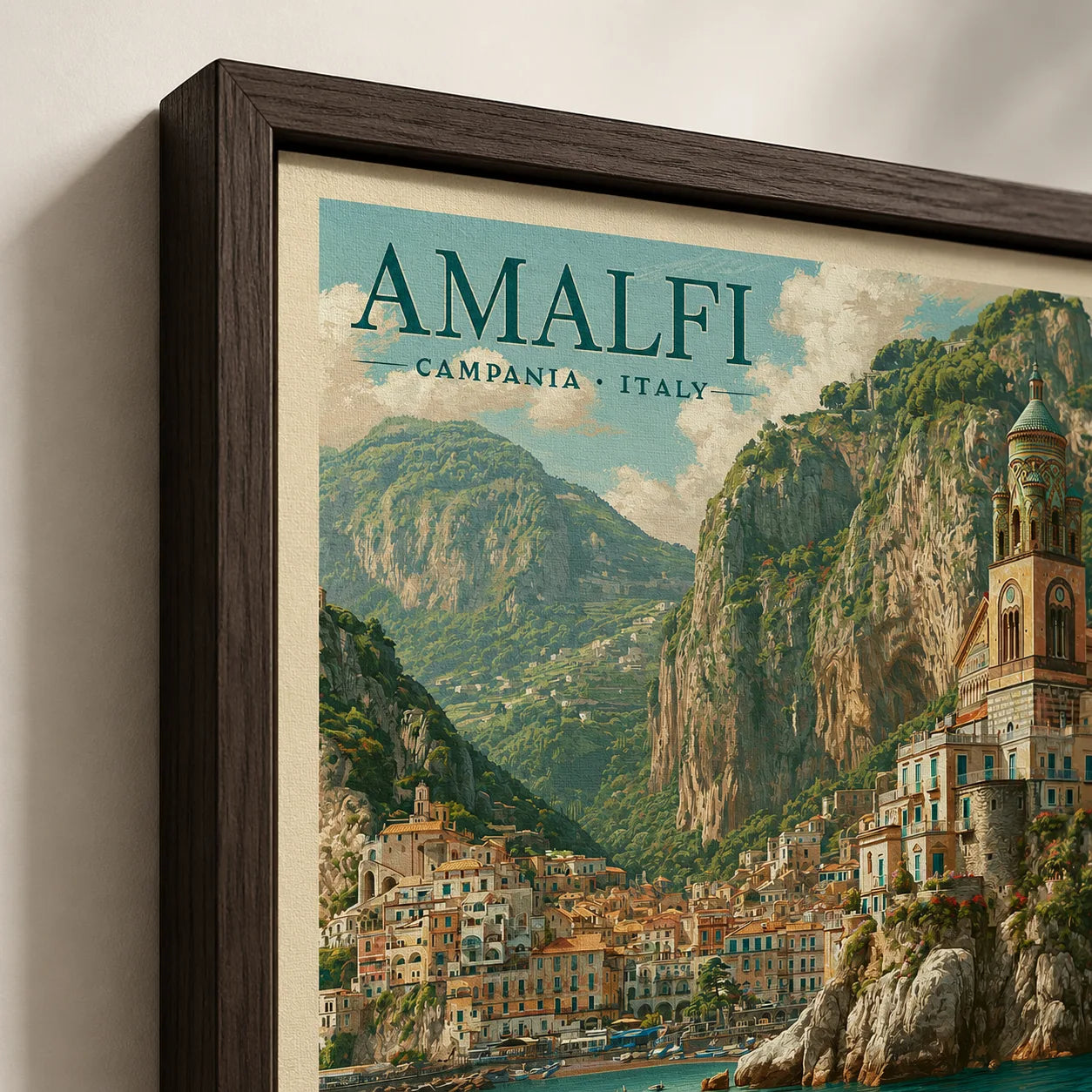 Amalfi Coast Italy Travel Wall Art Decor - Wall Art Decor - packaging