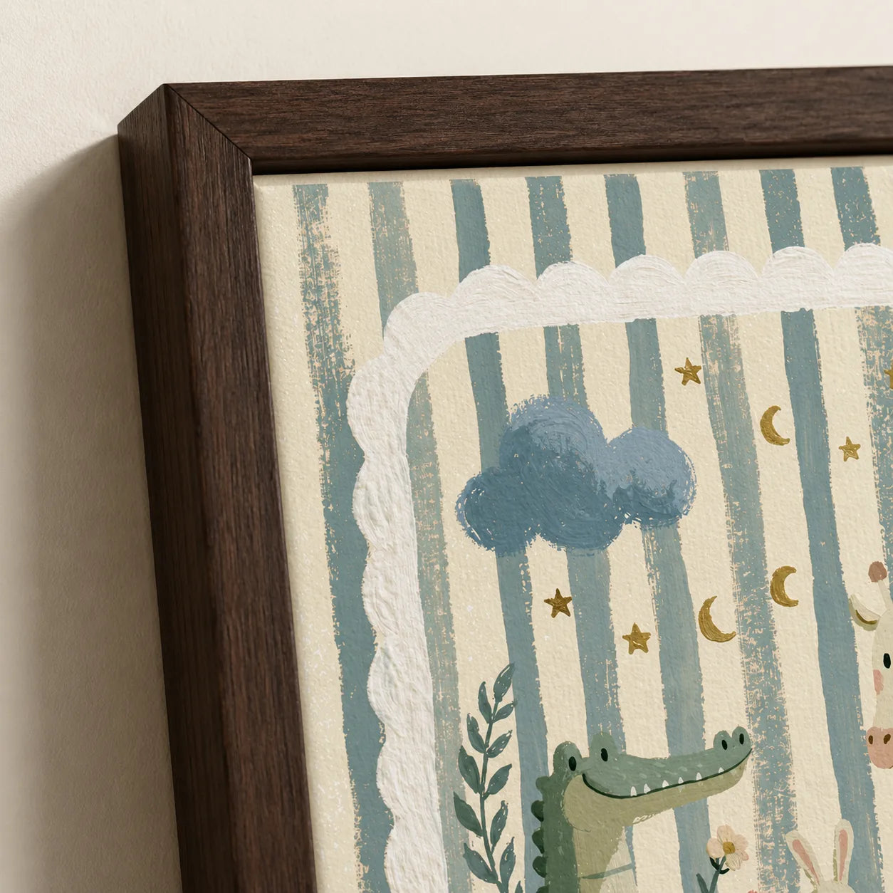 Animal Tea Party Nursery Wall Art Decor - Wall Art Decor - packaging