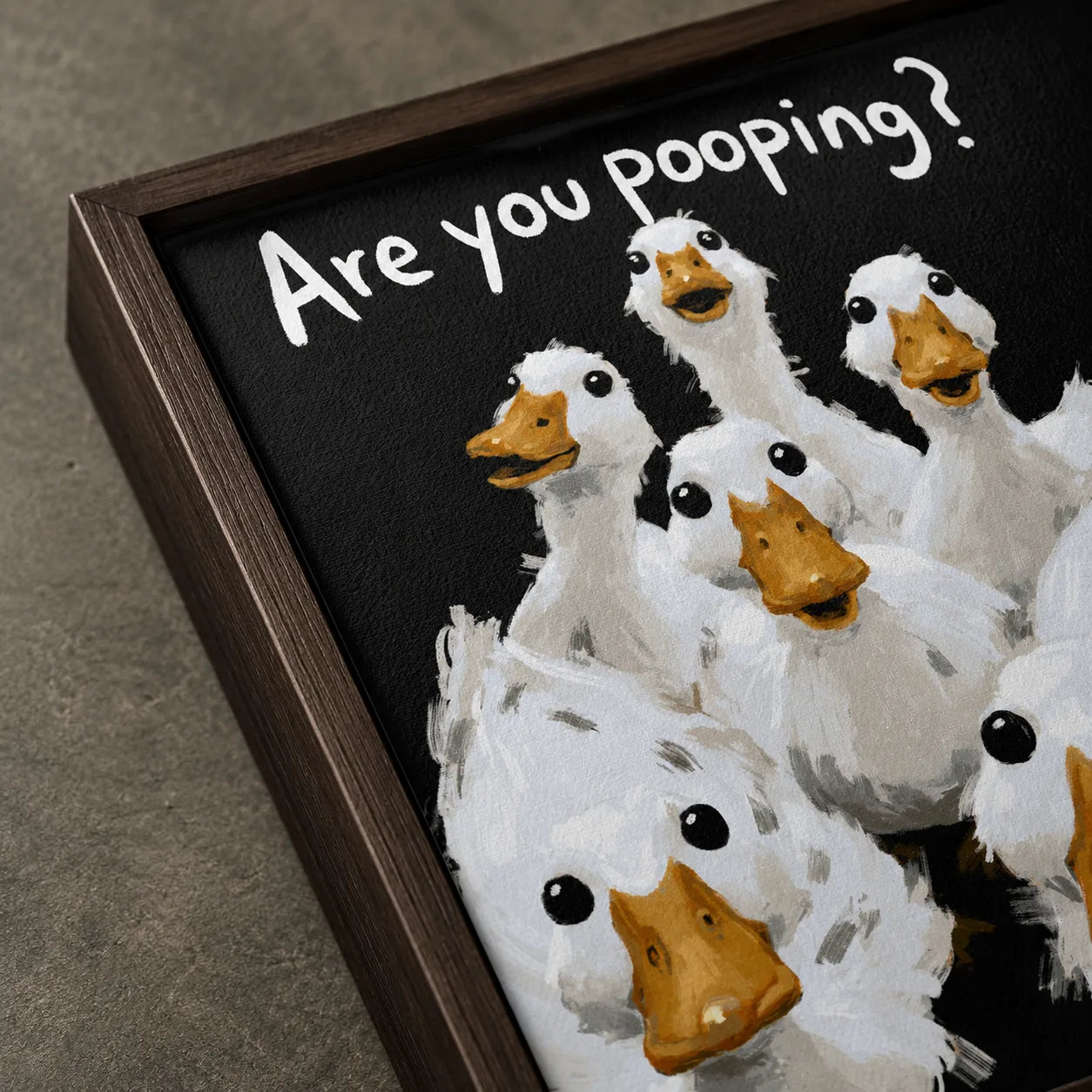 Are You Pooping Ducks Wall Art Decor - Wall Art Decor - packaging