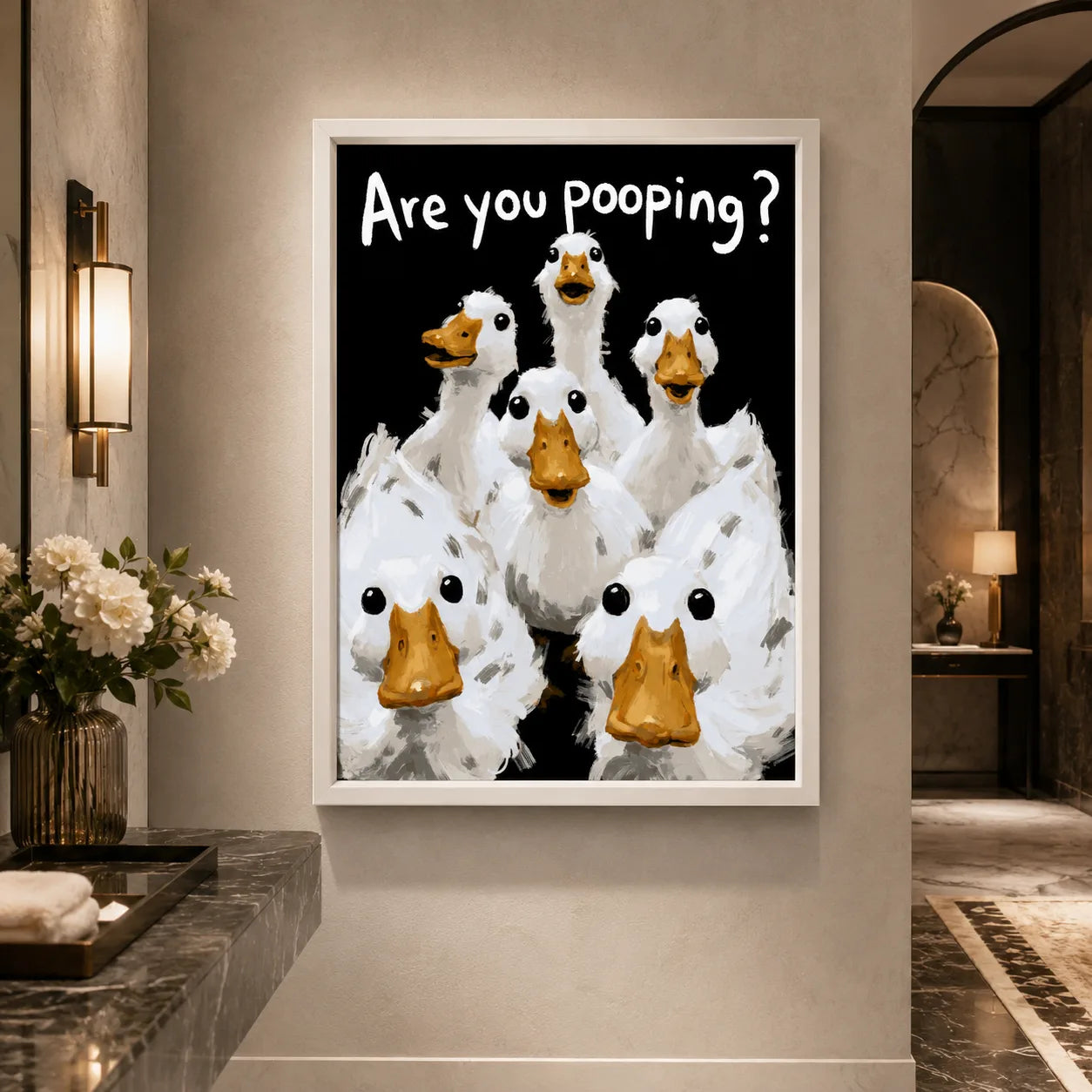 Are You Pooping Ducks Wall Art Decor - Wall Art Decor - view 11
