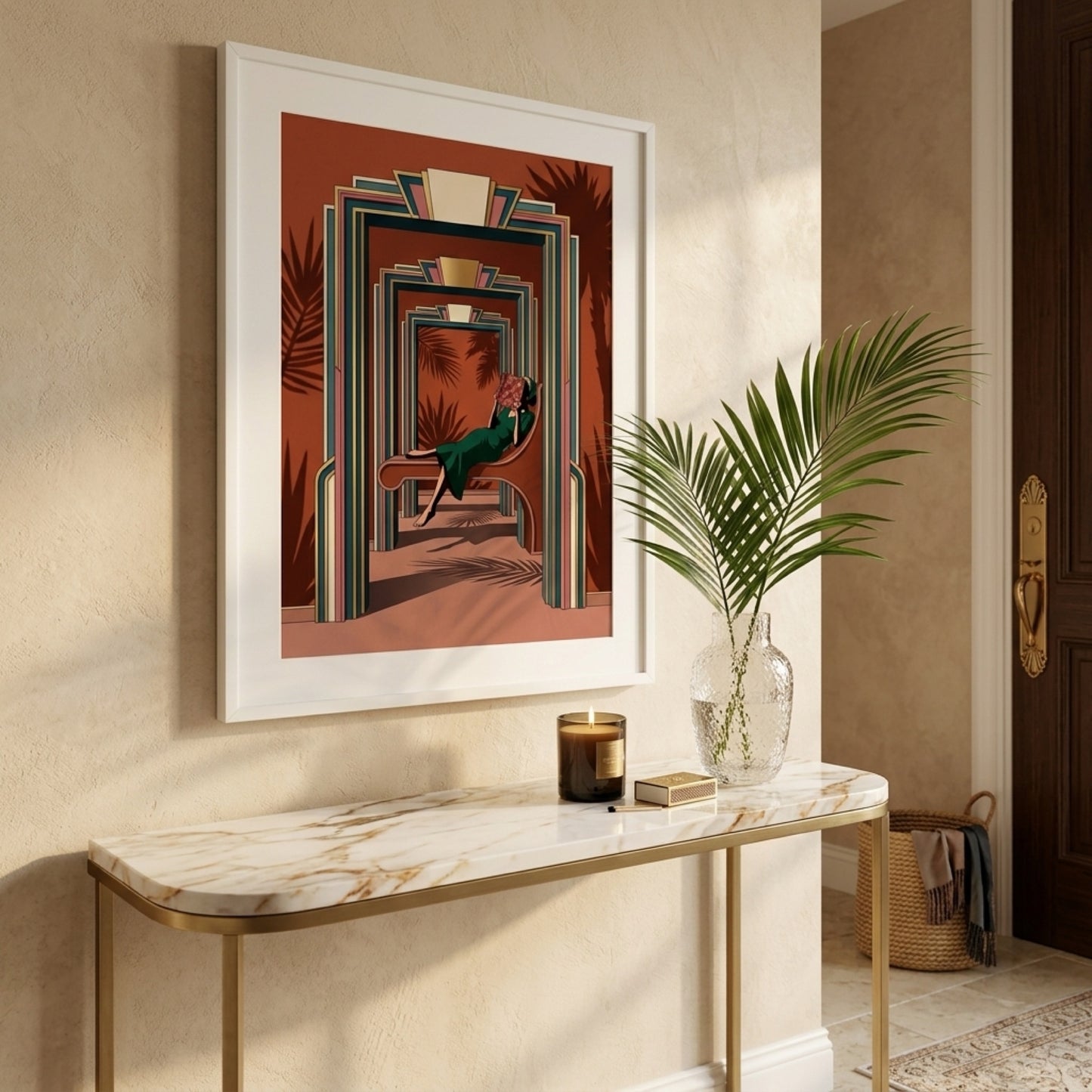 Art Deco Reading Lounge Wall Art Decor preview 9