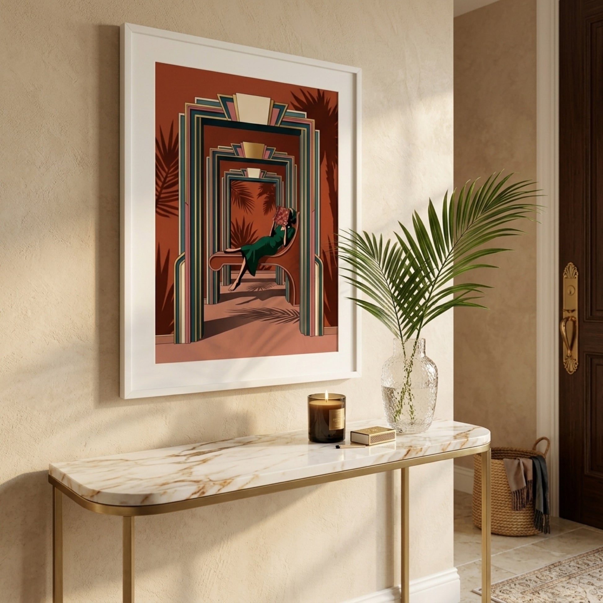 Art Deco Reading Lounge Wall Art Decor preview 9