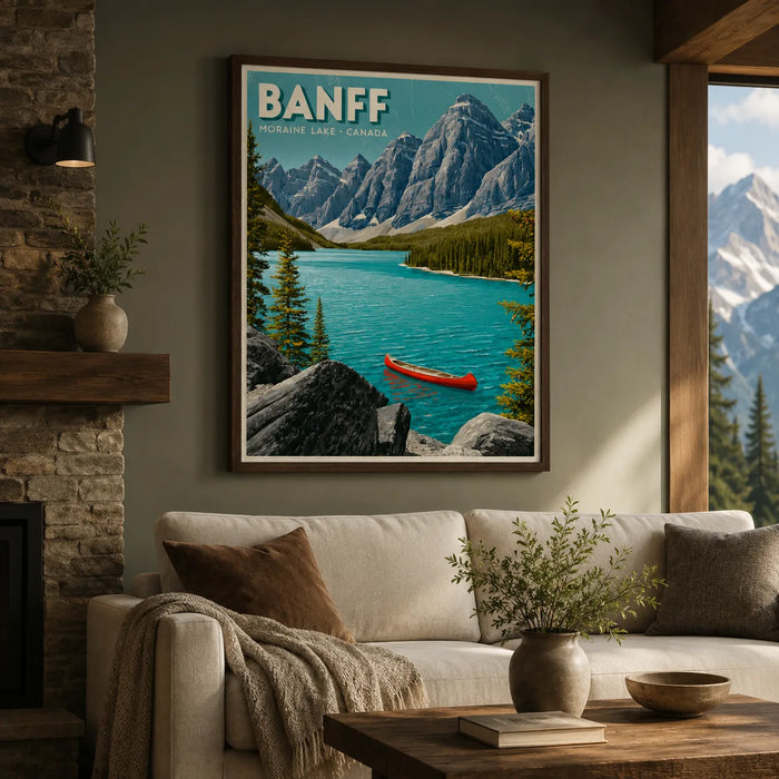 Banff Moraine Lake Wall Art Decor