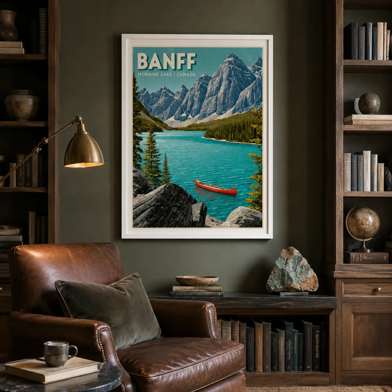 Banff Moraine Lake Wall Art Decor - Wall Art Decor - view 11