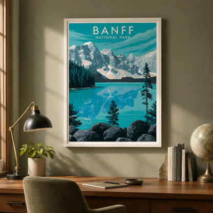 Banff National Park Travel Wall Art Decor - Wall Art Decor - alternate angle