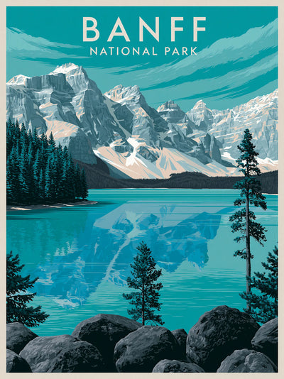 Banff National Park Travel Wall Art Decor
