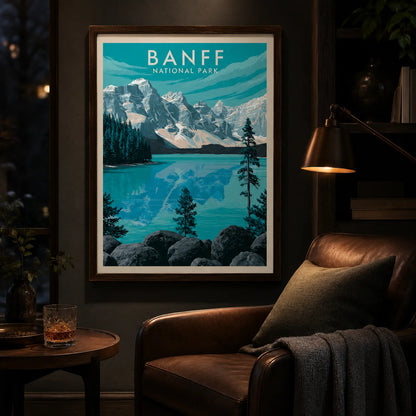 Banff National Park Travel Wall Art Decor - Wall Art Decor - lifestyle