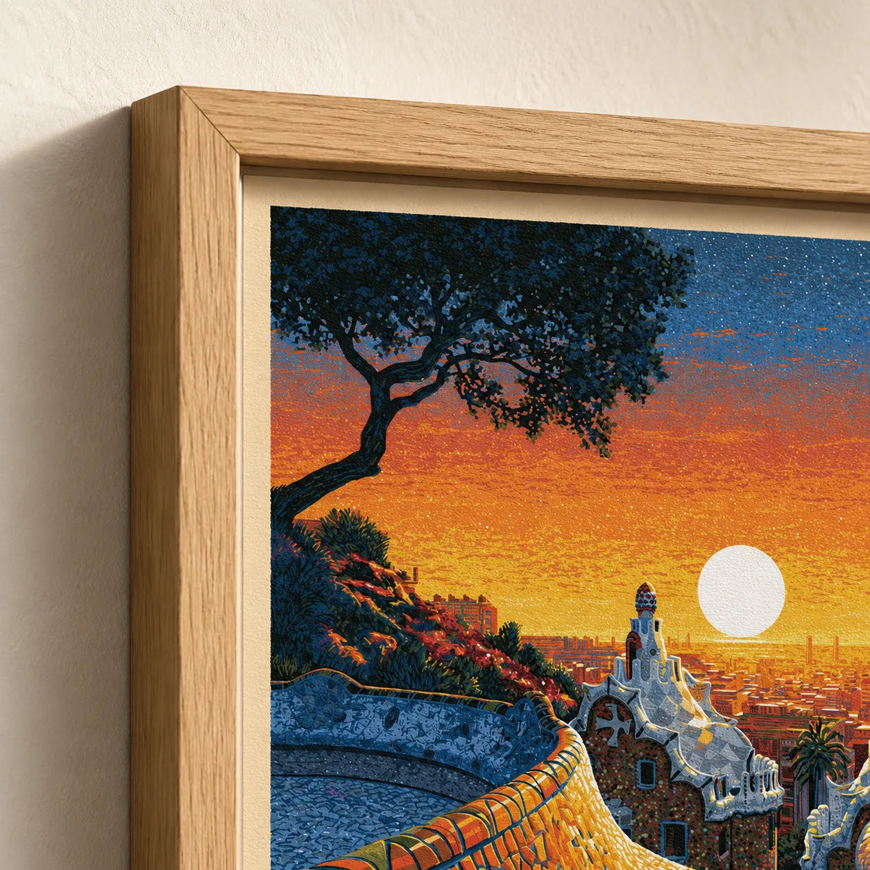 Barcelona Park Guell Wall Art Decor - Wall Art Decor - packaging
