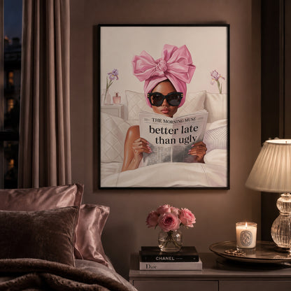 Better Late Than Ugly Wall Art Decor preview 11