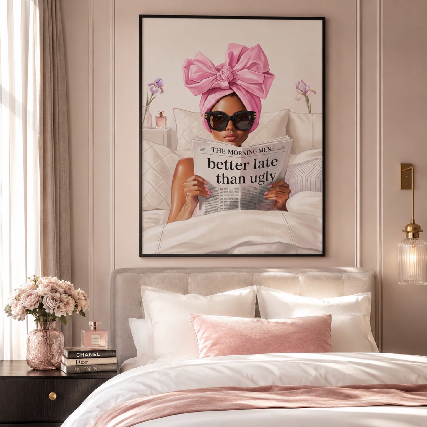 Better Late Than Ugly Wall Art Decor preview 3