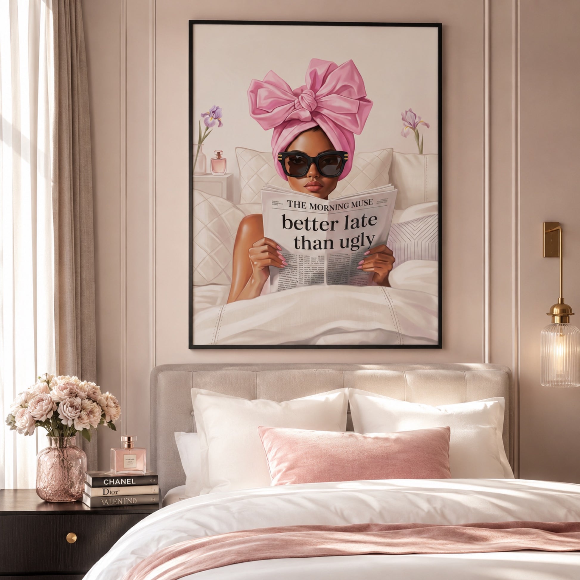 Better Late Than Ugly Wall Art Decor preview 3