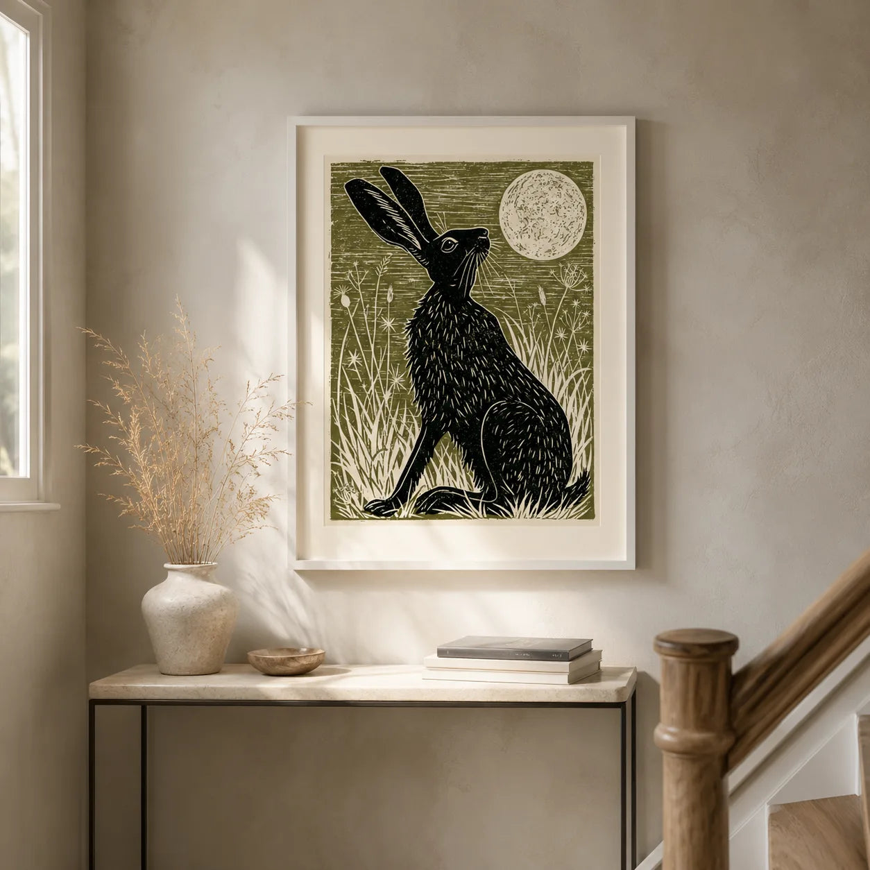 Black Hare Moon Wall Art Decor - Wall Art Decor - view 11