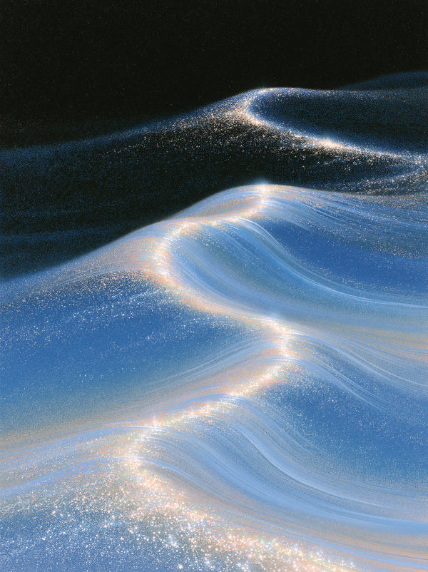 Blue Ocean Waves Wall Art Decor