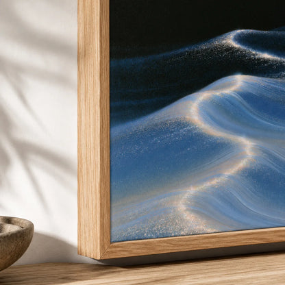 Blue Ocean Waves Wall Art Decor - Wall Art Decor - packaging