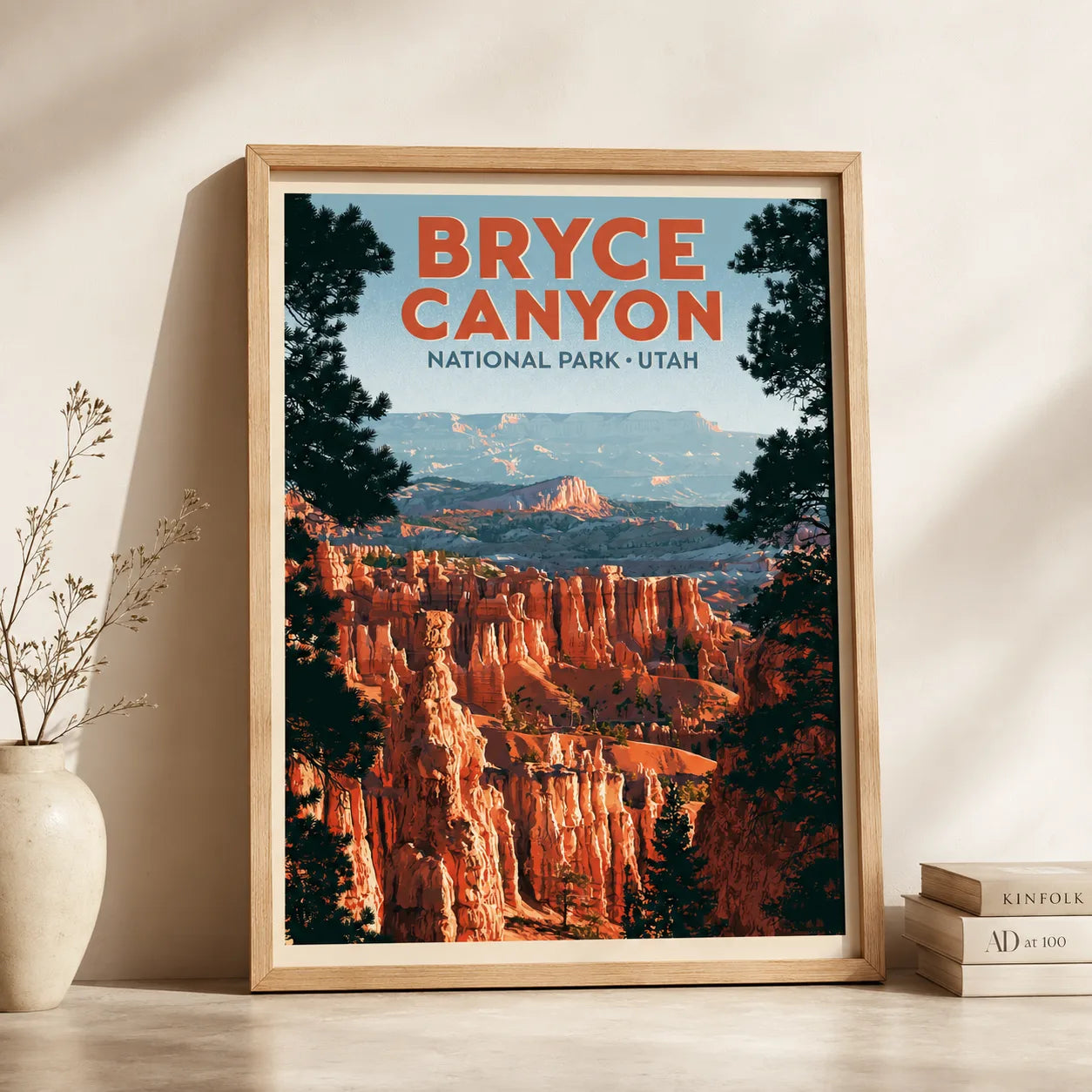 Bryce Canyon National Park Wall Art Decor - Wall Art Decor - side view